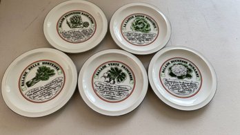 A Set Of Vinaigrette Salad Toscany Collection Plates Made In Japan