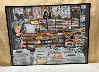 A Framed News Stand Puzzle