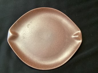 Raymour Modern Stoneware By Ben Seibel Roseville Platter #152 Brown Vintage USA  Midcentury