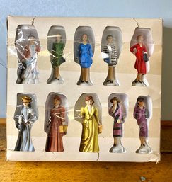 Vintage Box Set Of Avon Selling  Ladies Throughout  The Years