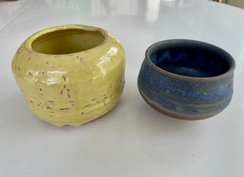 Two Mid Century Studio Pottery Vessels