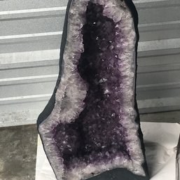 Magnificent Deep Color  Amethyst Crystal Geode , 130 LB, 32 Inch Tall 13 Inch Wide, 10 Inch Deep