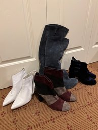 Four Pairs Ladies Boots Sized 9 - 9 1/2