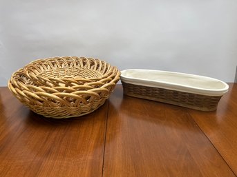 Nesting Baskets & Lined Bread Basket