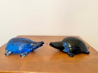 Pair Of Antique American Turtle Whimsy Circa 1840-1870