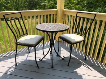 3 Pc Bistro Set - Mosaic Table Top