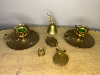 Brass Magnets, Candlesticks And More