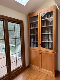 Wow! A Tall Maple Book Shelf, Beautiful!