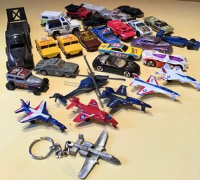 Collection Of Toy Cars And Planes
