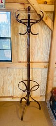 Antique Bent  Wood Umbrella Coat Rack