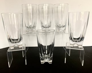 Set Of 6 Substantial Lenox Tuscany 4 Toe Highball Glass