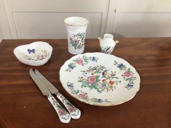 Aynsley Cottage Garden Fine China Lot 6 Pieces