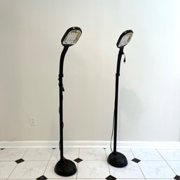 A Pair Of Standing UV Sun Lamps