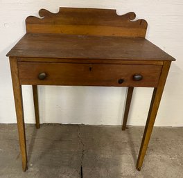 19th Century One Drawer Country Desk