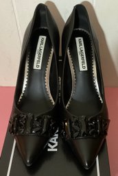 Karl Lagerfeld Paris Rada 7.5 Black Shoes