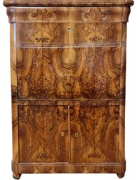 Biedermeier Walnut Secretary