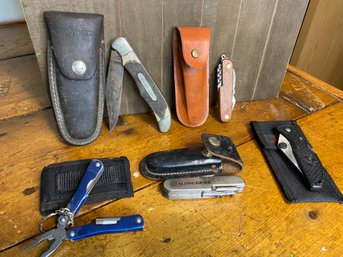 Pocket Knives And Tools  With Sheaths