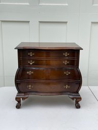 Vintage Miniature Mahogany Bombe Chest