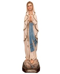 Hand Painted Figurine Of N.D. De Lourdes By Pasquini