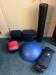 Performance Balance Ball, Bed Of Nails, Foam Roller & More