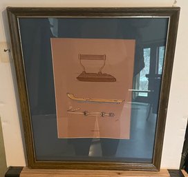 Framed Color Lithograph By Christian Le Roi