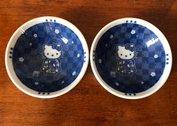 Pair Of Sanrio Hello Kitty Trinket Dishes
