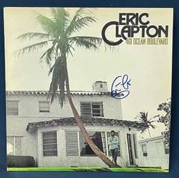 Autographed Eric Clapton 461 Ocean Blvd  Vinyl Record   Album W/ Certificate