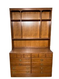 A Solid Maple Ethan Allen Hutch