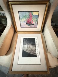 Two Framed Wall Art  Prints