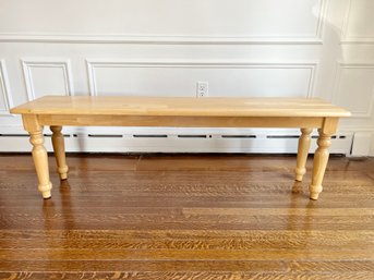 Hardwood Planked Top Wooden Bench (unit 6)