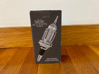 Table Accents By Design Bottle Stopper Empire State Bldg