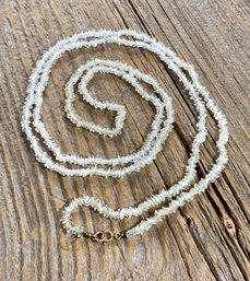 Antique Glass / Quartz Beaded Necklace