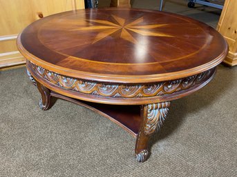 Phoenix Furniture Round Inlaid Coffee Table