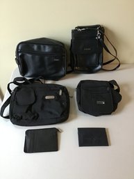 Great Travelers Bag Lot - Compartmentalized Crossbodies, Passport Holders, Plus