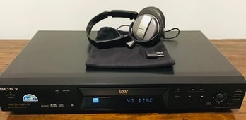 SONY Cd/DVD Player And Headphones