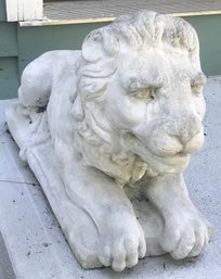 Incredible Solid Concrete Lion Statue # 1