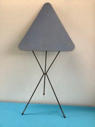 Vintage Folding Table With Triangular Top