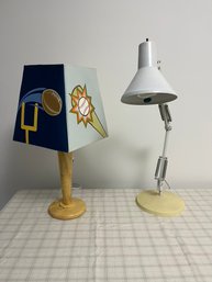 Kids Room Table Lamp & Articulating Desk Lamp