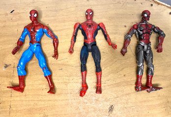 3 Highly  Collectible Spiderman Figures