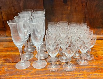 Lot Of Vintage Glassware Items