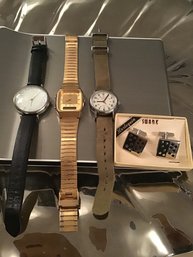 Mens Watches And Cuff Links