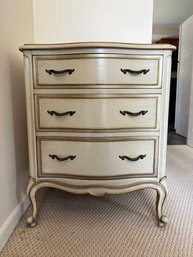 1960s Drexel French Provincial Three Drawer Stand