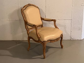 Minton Spidell French Provincial Bergere Style Armchair