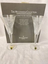 Millenium Waterford, 'LOVE' Toasting Flutes