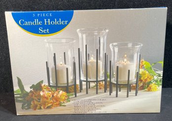 3 Piece Candle Holder Set