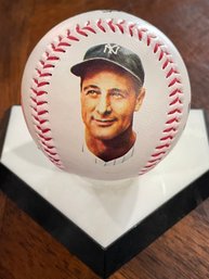 Limited Edition Photo Ball Of Lou Gehrig