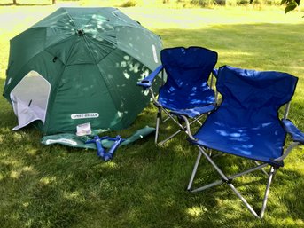 SPORT-BRELLA Sun Shelter And Chairs