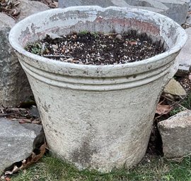 White A Concrete Planter, Pot