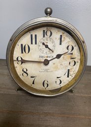 Antique Local Clock From Simmons Jeweler Wappinger Falls