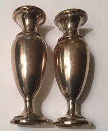 PR. Vintage SilverPlated Petite Bud Vases